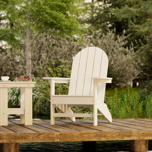Freedom 3-Piece Traditional Adirondack Set with Side Table