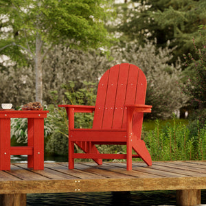Freedom 3-Piece Traditional Adirondack Set with Side Table