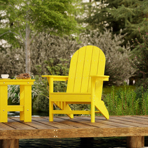 Freedom 3-Piece Traditional Adirondack Set with Side Table