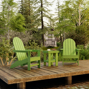 Freedom 3-Piece Traditional Adirondack Set with Side Table