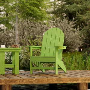 Freedom 3-Piece Traditional Adirondack Set with Side Table