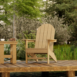 Freedom 3-Piece Traditional Adirondack Set with Side Table