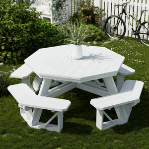 Heritage Octagon Picnic Table - The Charming Bench Company