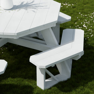 Heritage Octagon Picnic Table - The Charming Bench Company