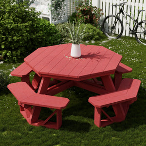 Heritage Octagon Picnic Table - The Charming Bench Company