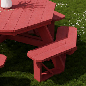 Heritage Octagon Picnic Table - The Charming Bench Company