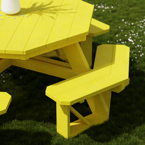 Heritage Octagon Picnic Table - The Charming Bench Company