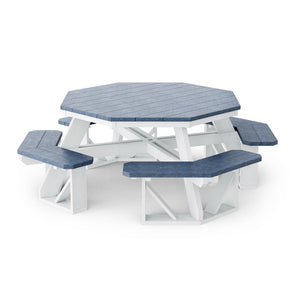 Heritage Octagon Picnic Table - The Charming Bench Company