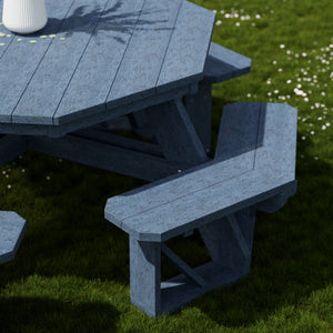 Heritage Octagon Picnic Table - The Charming Bench Company