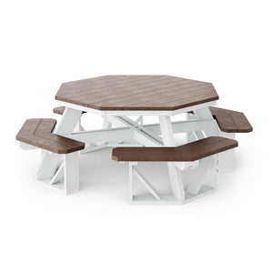 Heritage Octagon Picnic Table - The Charming Bench Company