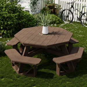 Heritage Octagon Picnic Table - The Charming Bench Company