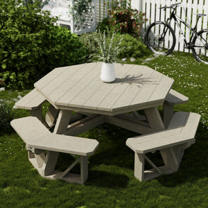 Heritage Octagon Picnic Table - The Charming Bench Company