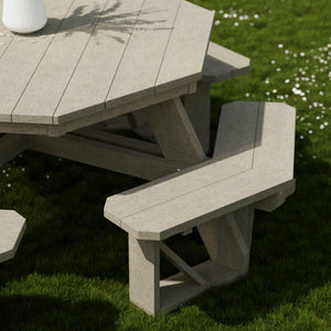 Heritage Octagon Picnic Table - The Charming Bench Company