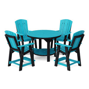 Heritage 5-Piece 48" Pub Counter Set - The Charming Bench Company