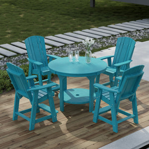 Heritage 5-Piece 48" Pub Counter Set - The Charming Bench Company