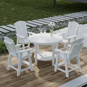 Heritage 5-Piece 48" Pub Counter Set - The Charming Bench Company