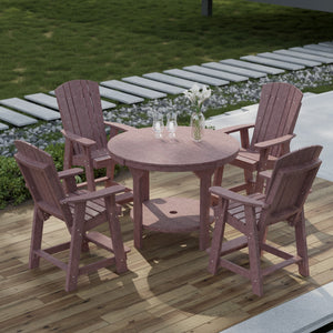 Heritage 5-Piece 48" Pub Counter Set - The Charming Bench Company