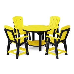 Heritage 5-Piece 48" Pub Counter Set - The Charming Bench Company