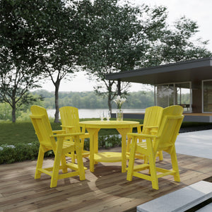 Heritage 5-Piece 48" Pub Counter Set - The Charming Bench Company