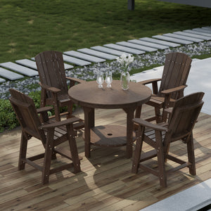 Heritage 5-Piece 48" Pub Counter Set - The Charming Bench Company