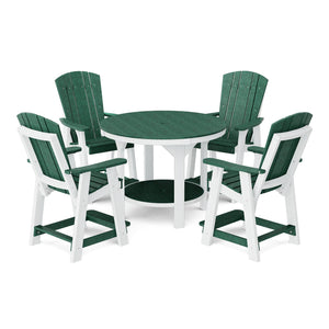 Heritage 5-Piece 48" Pub Counter Set - The Charming Bench Company