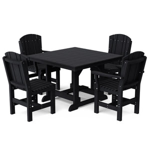 Heritage 5-Piece 44"x44" Dining Set - The Charming Bench Company