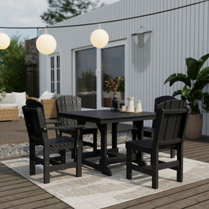 Heritage 5-Piece 44"x44" Dining Set - The Charming Bench Company