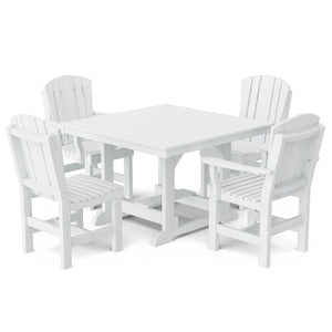 Heritage 5-Piece 44"x44" Dining Set - The Charming Bench Company