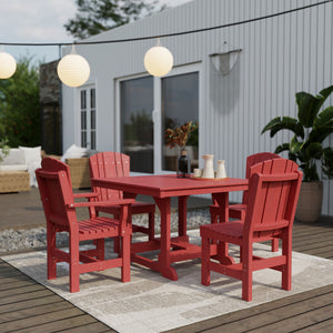 Heritage 5-Piece 44"x44" Dining Set - The Charming Bench Company