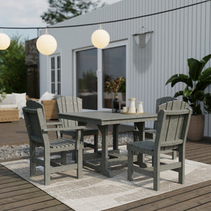 Heritage 5-Piece 44"x44" Dining Set - The Charming Bench Company