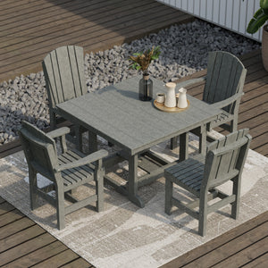 Heritage 5-Piece 44"x44" Dining Set - The Charming Bench Company