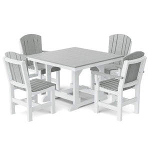 Heritage 5-Piece 44"x44" Dining Set - The Charming Bench Company
