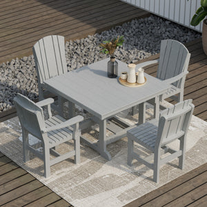 Heritage 5-Piece 44"x44" Dining Set - The Charming Bench Company