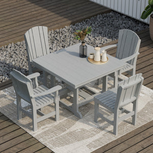 Heritage 5-Piece 44"x44" Dining Set - The Charming Bench Company