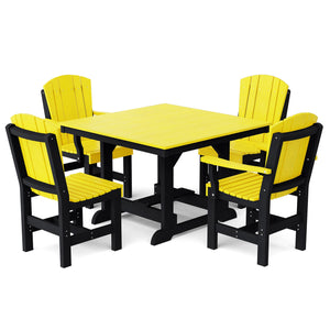 Heritage 5-Piece 44"x44" Dining Set - The Charming Bench Company