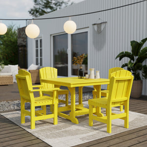 Heritage 5-Piece 44"x44" Dining Set - The Charming Bench Company