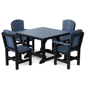 Heritage 5-Piece 44"x44" Dining Set - The Charming Bench Company
