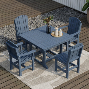 Heritage 5-Piece 44"x44" Dining Set - The Charming Bench Company