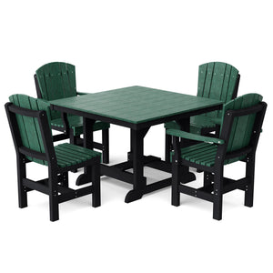 Heritage 5-Piece 44"x44" Dining Set - The Charming Bench Company
