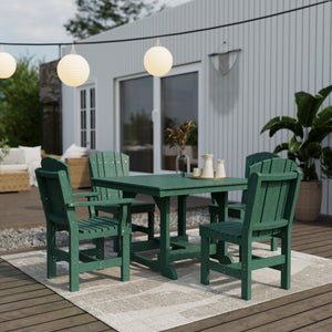 Heritage 5-Piece 44"x44" Dining Set - The Charming Bench Company