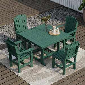 Heritage 5-Piece 44"x44" Dining Set - The Charming Bench Company