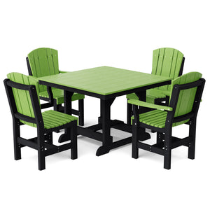 Heritage 5-Piece 44"x44" Dining Set - The Charming Bench Company
