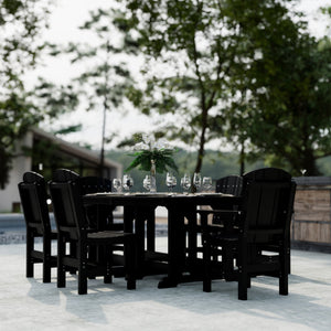 Heritage 7-Piece 44"x72" Dining Set - The Charming Bench Company