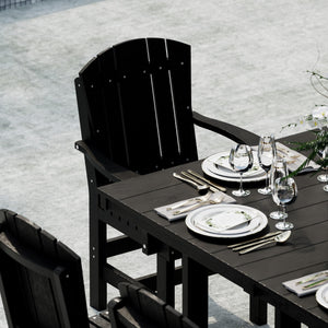 Heritage 7-Piece 44"x72" Dining Set - The Charming Bench Company