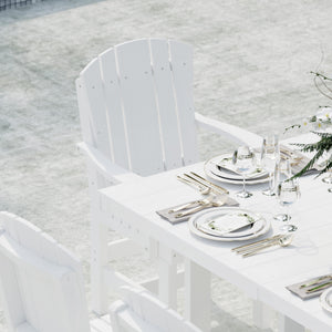 Heritage 7-Piece 44"x72" Dining Set - The Charming Bench Company