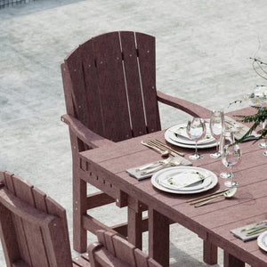 Heritage 7-Piece 44"x72" Dining Set - The Charming Bench Company