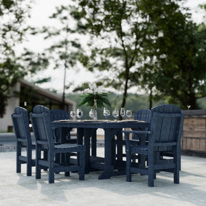 Heritage 7-Piece 44"x72" Dining Set - The Charming Bench Company