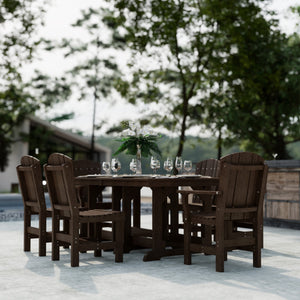 Heritage 7-Piece 44"x72" Dining Set - The Charming Bench Company