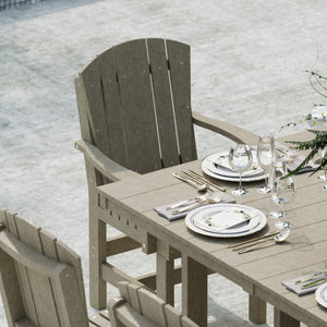 Heritage 7-Piece 44"x72" Dining Set - The Charming Bench Company