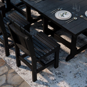 Heritage 9-Piece 44"x94" Dining Set - The Charming Bench Company